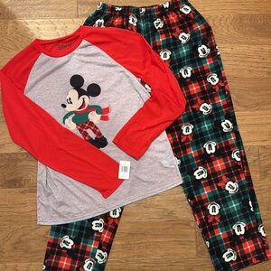 Disney baseball 3/4 sleeve pjs